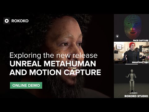 New Unreal MetaHuman Demo using Rokoko Motion Capture - Online Demo