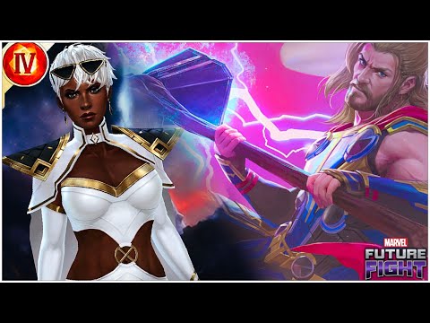 T4 STORM VS T4 THOR! BATTLE OF THE GODS! l Marvel Future Fight