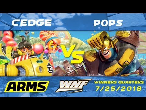 ARMS@WNF 2.12 - Cedge (Mechanica, Lola Pop) VS Pops (Max Brass) - Winner's Quarters