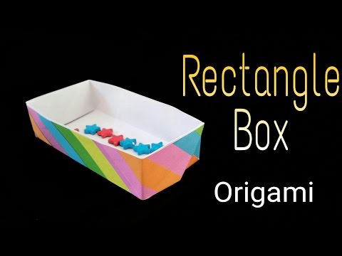 How to make a Paper "Rectangle box" - Useful Origami Tutorial