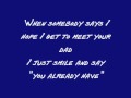 A Song For Dad - Keith Urban (Lyrics)