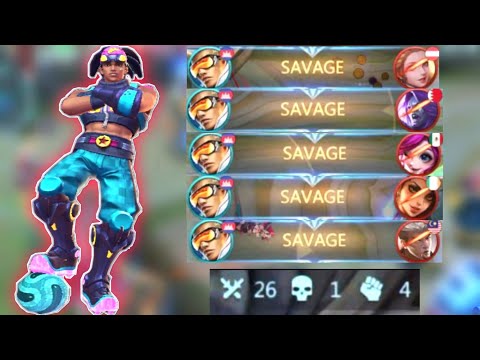 SAVAGE!! BRUNO HYPER SAVAGE ×5 | BRUNO NO SKIN GAMEPLAY | MOBILE LEGENDS