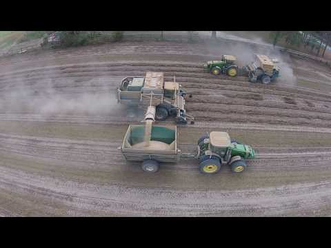 Murray Farms 2016 Peanut Harvest Drone Views 2 Rock Music this is a test video