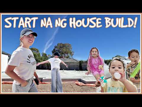 FINALLY! SINIMULAN NG I-BUILD ANG BAHAY! +  THEY ARE HOME! / RichZigzVlogs