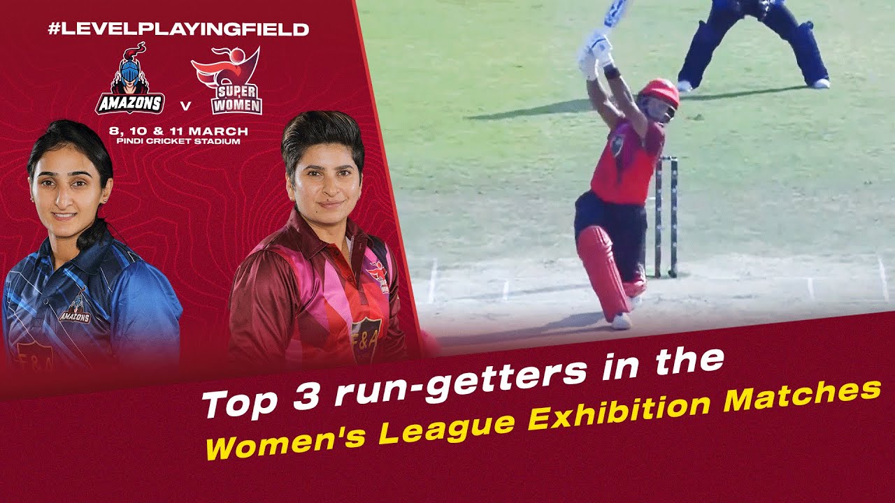 Top 3️⃣ run-getters in the Women's League Exhibition Matches