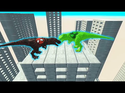 😲 Every Unit Against Itself On The Skyscraper ARBS Who Can Survive ? Animal Revolt Battle Simulator