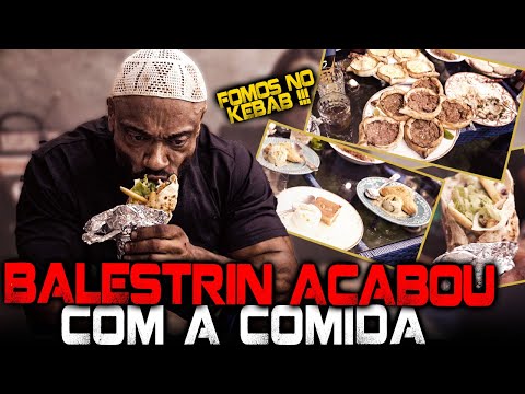 BALESTRIN ACABOU COM A COMIDA DO RESTAURANT ARABE - PÓS CAMPEONATO NO KEBAB !!!