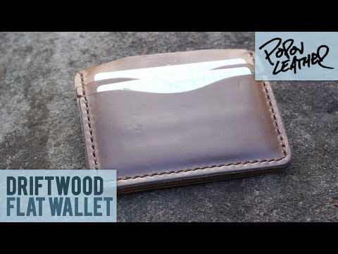 Popov Driftwood leather Wallet ID window Review