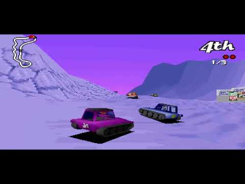 Big Red Racing 1995 PC Gameplay | Arctic | Miniature Snow Vehicle|