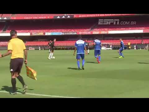 Veja o Belo gol  de Gonzalo Carneiro, São Paulo 1 x 0 São Caetano