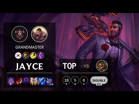 Jayce Top vs Renekton - KR Grandmaster Patch 10.19