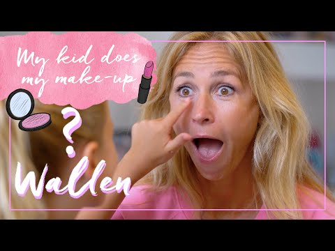 My kid does my make up - Wendy van Dijk