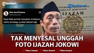 🔴Dian Sandi Akui Tak Menyesal Unggah Foto Ijazah Jokowi di Medsos, Sebut Bakal M