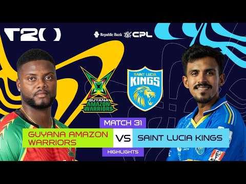 Highlights | Guyana Amazon Warriors vs Saint Lucia Kings | CPL 2026