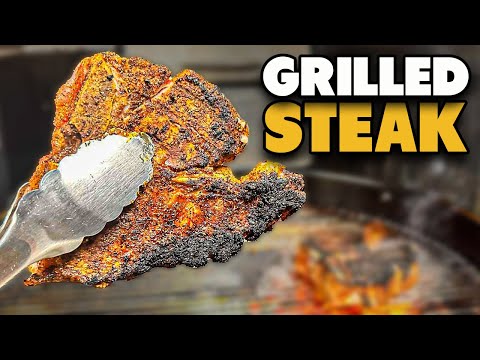 How to Grill Veal T Bone Steak by Schueys BBQ