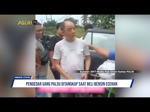 WARGA SURABAYA DITANGKAP EDARKAN UANG PALSU