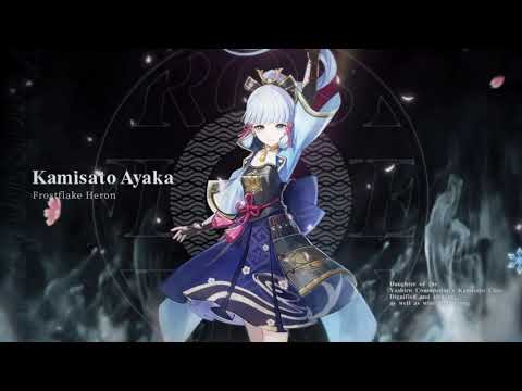 [1 Hour] Kamisato Ayaka Teaser OST 1 HOUR - The Homeward Heron (tnbee mix) | Genshin Impact