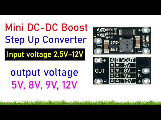 Vídeo relacionado con GTIWUNG 10 Piezas Mini DC-DC Boost Step Up Módulo de Placa Convertidora 3,7V a 5V 8V 9V 12V Módulo de Mini Sobrealimentación Mini DC-DC Boost Step Up Converter Board Module