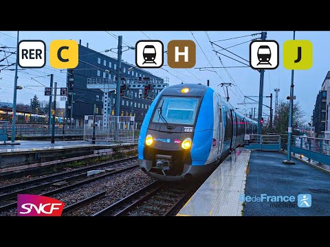 Gare d'Ermont Eaubonne – Correspondances RER C, Transilien H et J – SNCF et IDFM 🌧