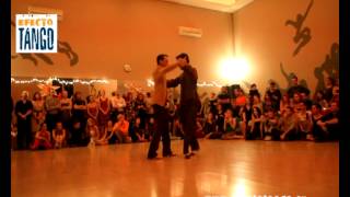 Martin Maldonado y Maurizio Ghella dance Charrúa (Astillero orq.) on milonga Alma del Fuego