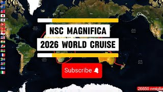 133 Days World Cruise with Msc Magnifica 🚢