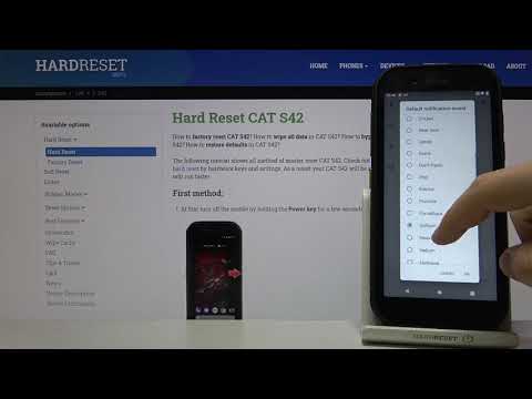 Notification Sounds on CAT S42 – Default Notification Sounds