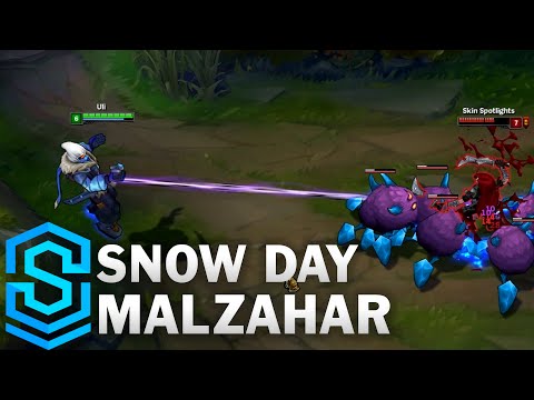 Snow Day Malzahar Skin Spotlight - League of Legends