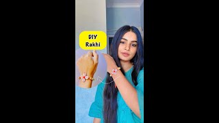 DIY Rakhi 😱(2) #crafteraditi #youtubepartner #shorts #youtubeshorts #diy #diyrakhi @CrafterAditi