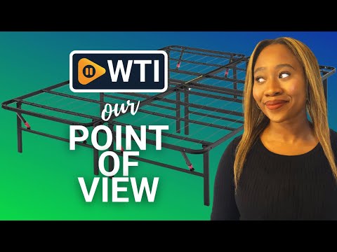 Amazon Basics Foldable Metal Platform Bed Frame with Tool Free Setup - WTI product video review