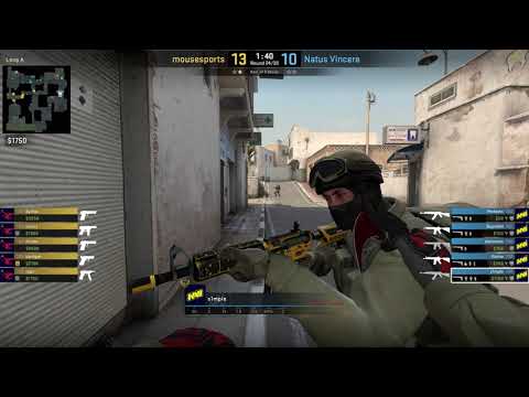s1mple vs mousesports - de_dust2 - CT by demtovideo