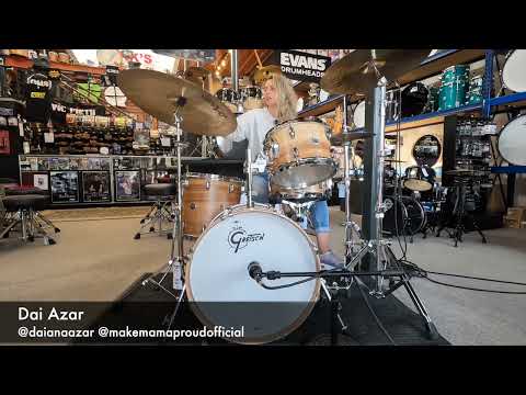 Gretsch Brooklyn 4pc Drum Kit in Exotic Figured Ash