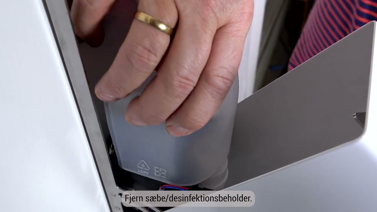 LOKI berøringsfri desinfektionsdispenser til spray, valgfri RAL CLASSIC