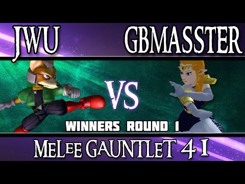 Melee Gauntlet 41 - Jwu (Fox) vs Gbmasster (Zelda) - WINNERS ROUND 1