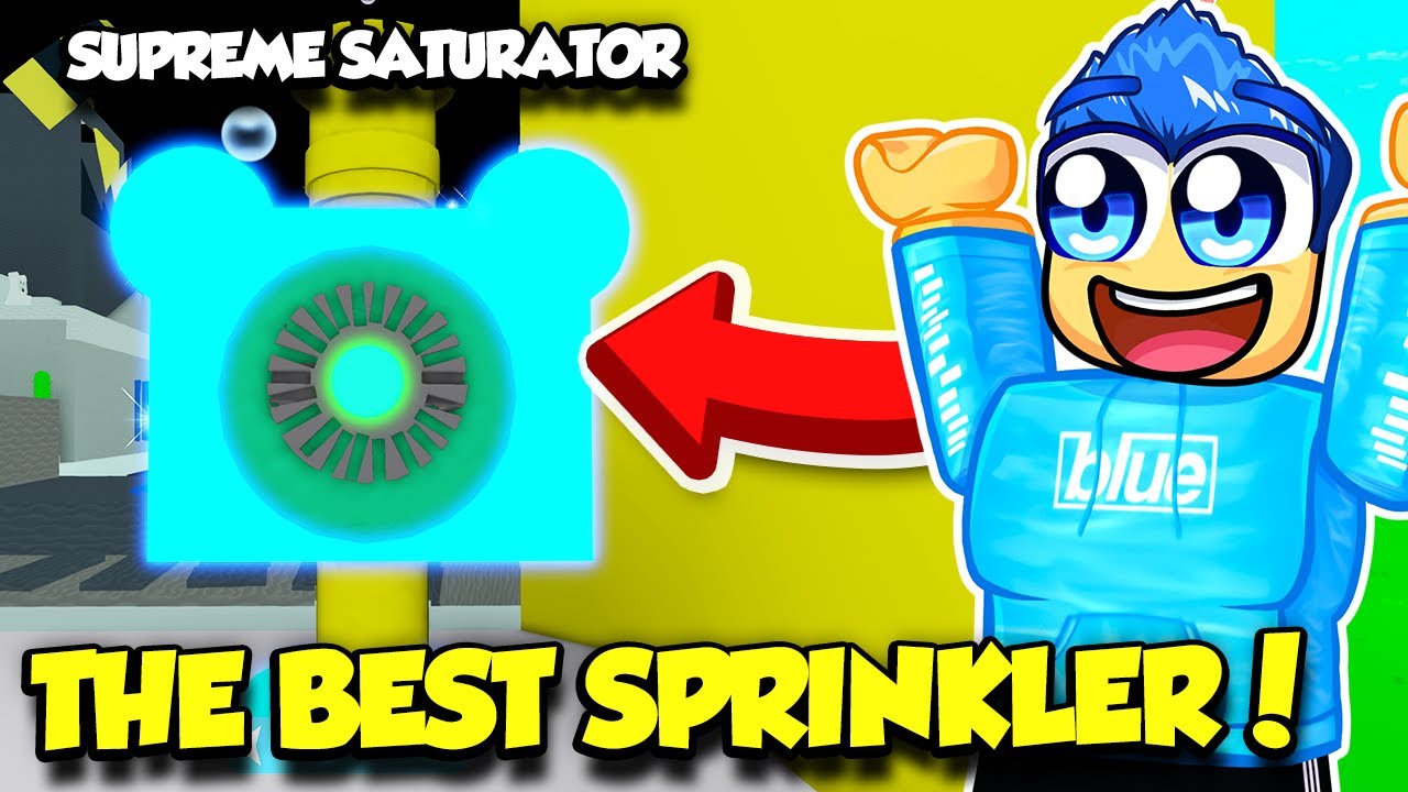 I FINALLY BOUGHT THE BEST SPRINKLER IN BEE SWARM SIMULATOR! (Supreme Saturator)