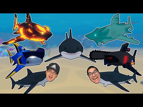 ENTRAMOS NO MUNDO AQUÁTICO DOS TUBARÕES COM PODERES DE VÁRIOS ELEMENTOS!!