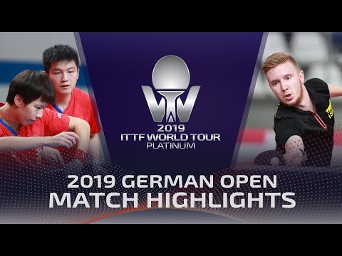Fan Zhendong/Lin Gaoyuan vs Martin Allegro/Florent Lambiet | 2019 ITTF German Open Highlights (R16)