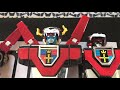 Vintage V Crest Lionbot And Lionbot Golion Voltron Black Lion Differences Review