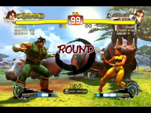 SSF4 AE T.Hawk Vs. Chun Li