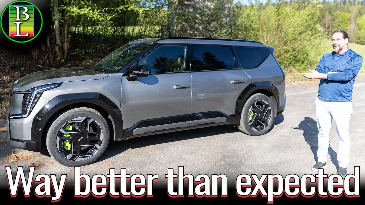 Kia EV9 GT Review – 508 HP Electric SUV Beast! 0–100, Range & Autobahn Test