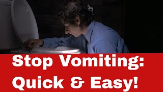 How to Stop Vomiting Fast -- DIY Home Remedies For Vomiting