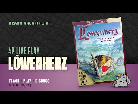 Löwenherz - 4p Teaching, Play-through, & Roundtable by Heavy Cardboard