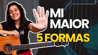5 Formas de Fazer o Acorde de MI no Violão (Sistema CAGED)