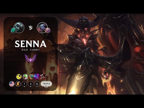 Senna ADC vs Tristana - NA Master Patch 13.1