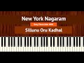 How To Play New York Nagaram Easy From Sillunu Oru Kadhal Bollypiano Tutorial