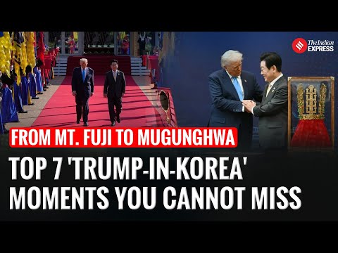 From Mount Fuji To Mugunghwa: Top 7 Moments From Trump's Spectacular South Korea Tour