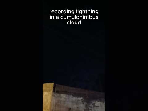 Friend's recording lightning in a cumulonimbus cloud in Cajati, São Paulo day 28/08/2026.