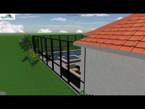 The Crabtree Family 3D design by Riviera Pools.