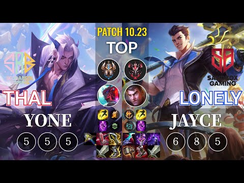 SRB Thal Yone vs SB Lonely Jayce Top - KR Patch 10.23