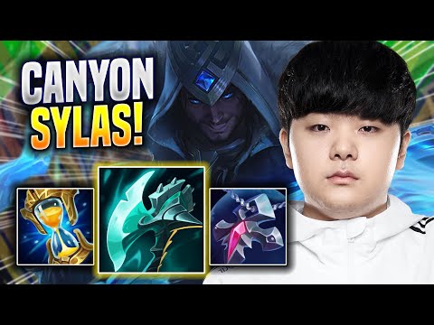 CANYON TESTING SYLAS JUNGLE IN KR SOLOQ! - DK Canyon Plays Sylas JUNGLE vs Ekko! | Season 2023