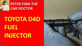 How to disassemble Toyota D4D diesel fuel injector. Clean and Inspection